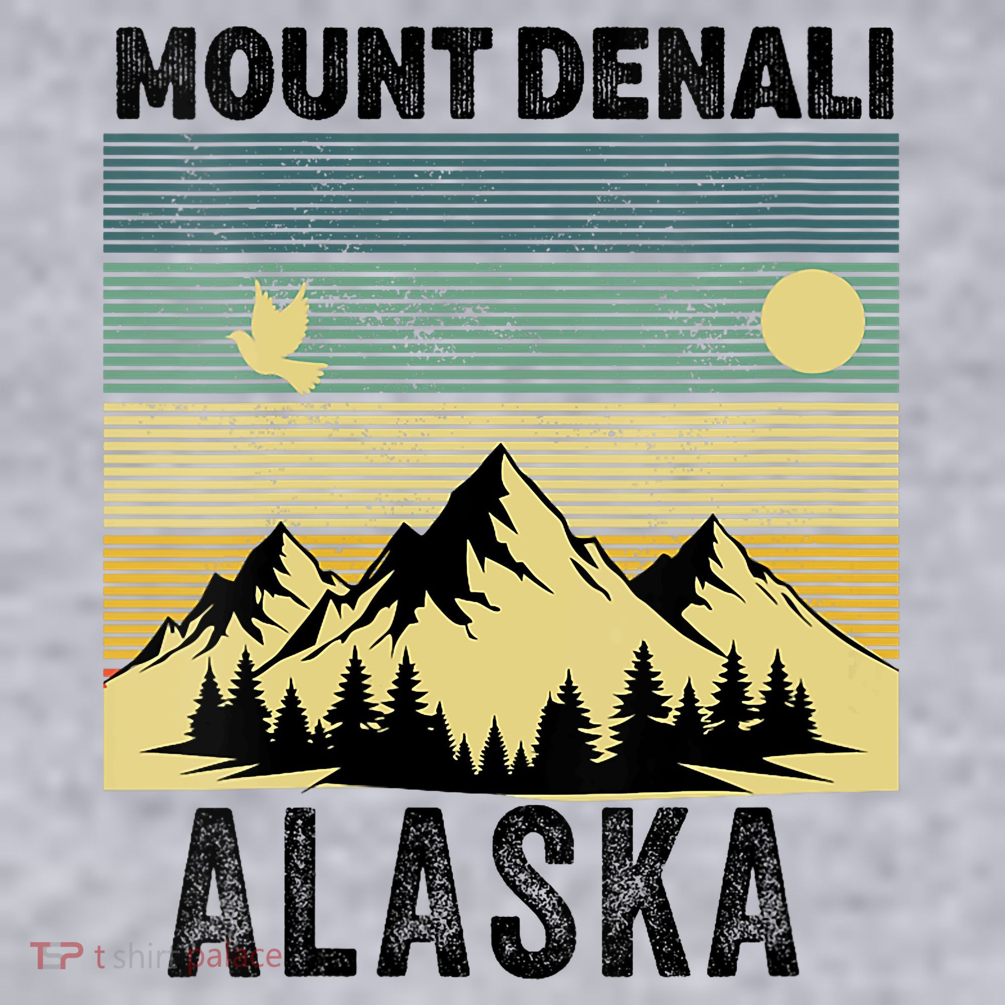  Mount Denali Souvenir Alaska Women  Mt. Denali V-Neck  Women's Sweatshirt