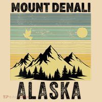  Mount Denali Souvenir Alaska Women  Mt. Denali V-Neck  Tote Bag thumb 4