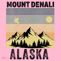  Mount Denali Souvenir Alaska Women  Mt. Denali V-Neck  Coaster thumb 2