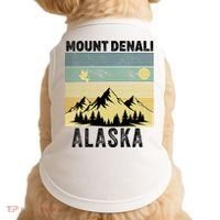  Mount Denali Souvenir Alaska Women  Mt. Denali V-Neck  Doggie Tank thumb 0