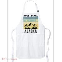  Mount Denali Souvenir Alaska Women  Mt. Denali V-Neck  Apron thumb 0