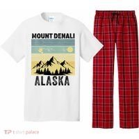  Mount Denali Souvenir Alaska Women  Mt. Denali V-Neck  Pajama Set thumb 0