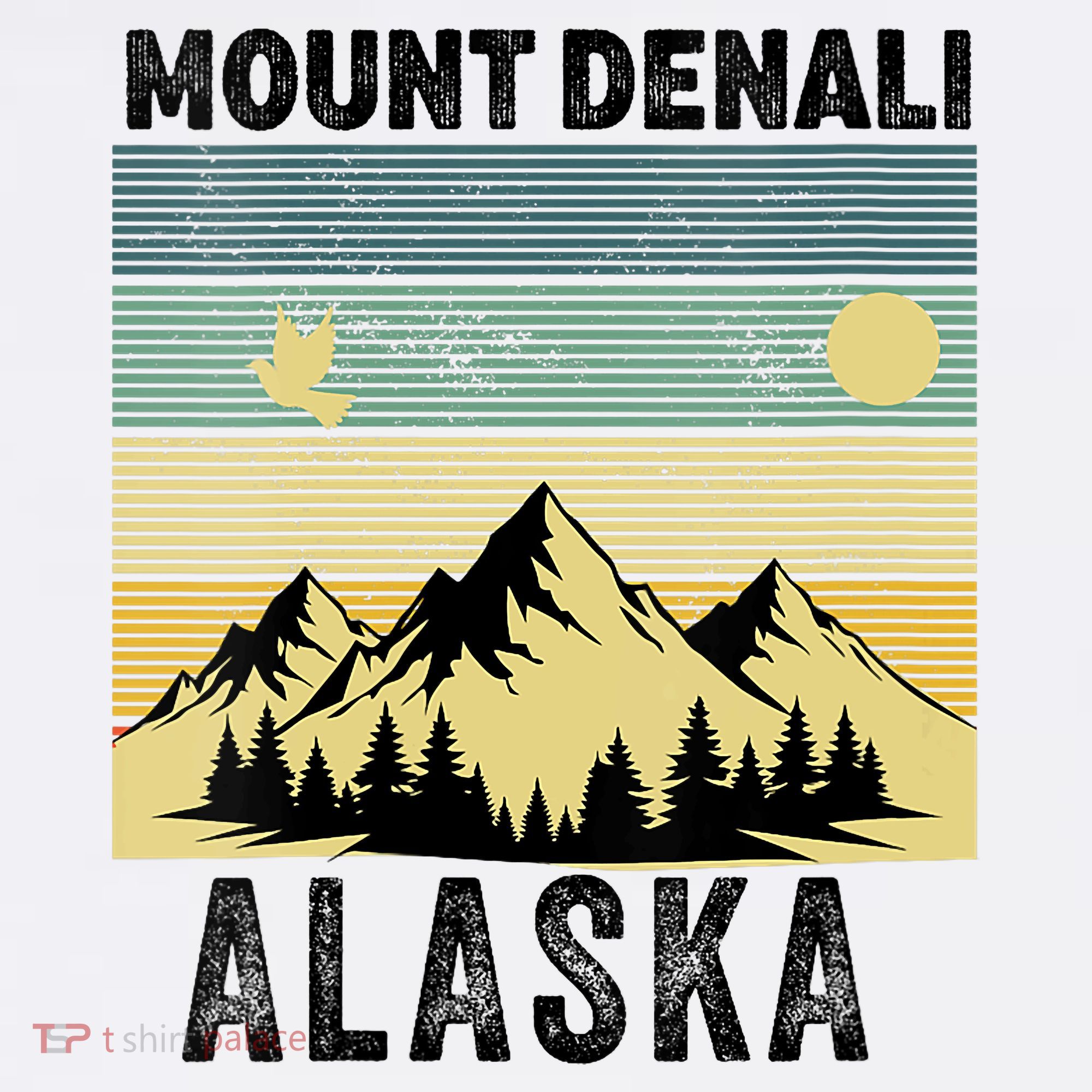  Mount Denali Souvenir Alaska Women  Mt. Denali V-Neck  Women's Hoodie