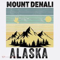  Mount Denali Souvenir Alaska Women  Mt. Denali V-Neck  Mousepad thumb 1
