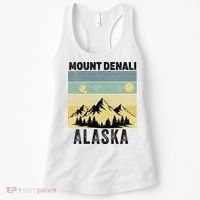  Mount Denali Souvenir Alaska Women  Mt. Denali V-Neck  Women's Tank Top thumb 0