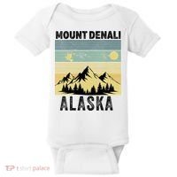  Mount Denali Souvenir Alaska Women  Mt. Denali V-Neck  Baby Bodysuit thumb 0
