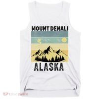  Mount Denali Souvenir Alaska Women  Mt. Denali V-Neck  Tank Top thumb 0