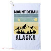  Mount Denali Souvenir Alaska Women  Mt. Denali V-Neck  Golf Towel thumb 0