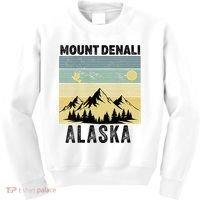  Mount Denali Souvenir Alaska Women  Mt. Denali V-Neck  Kids Sweatshirt thumb 0
