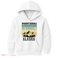  Mount Denali Souvenir Alaska Women  Mt. Denali V-Neck  Kids Hoodie thumb 0
