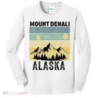  Mount Denali Souvenir Alaska Women  Mt. Denali V-Neck  Kids Long Sleeve Shirt thumb 0