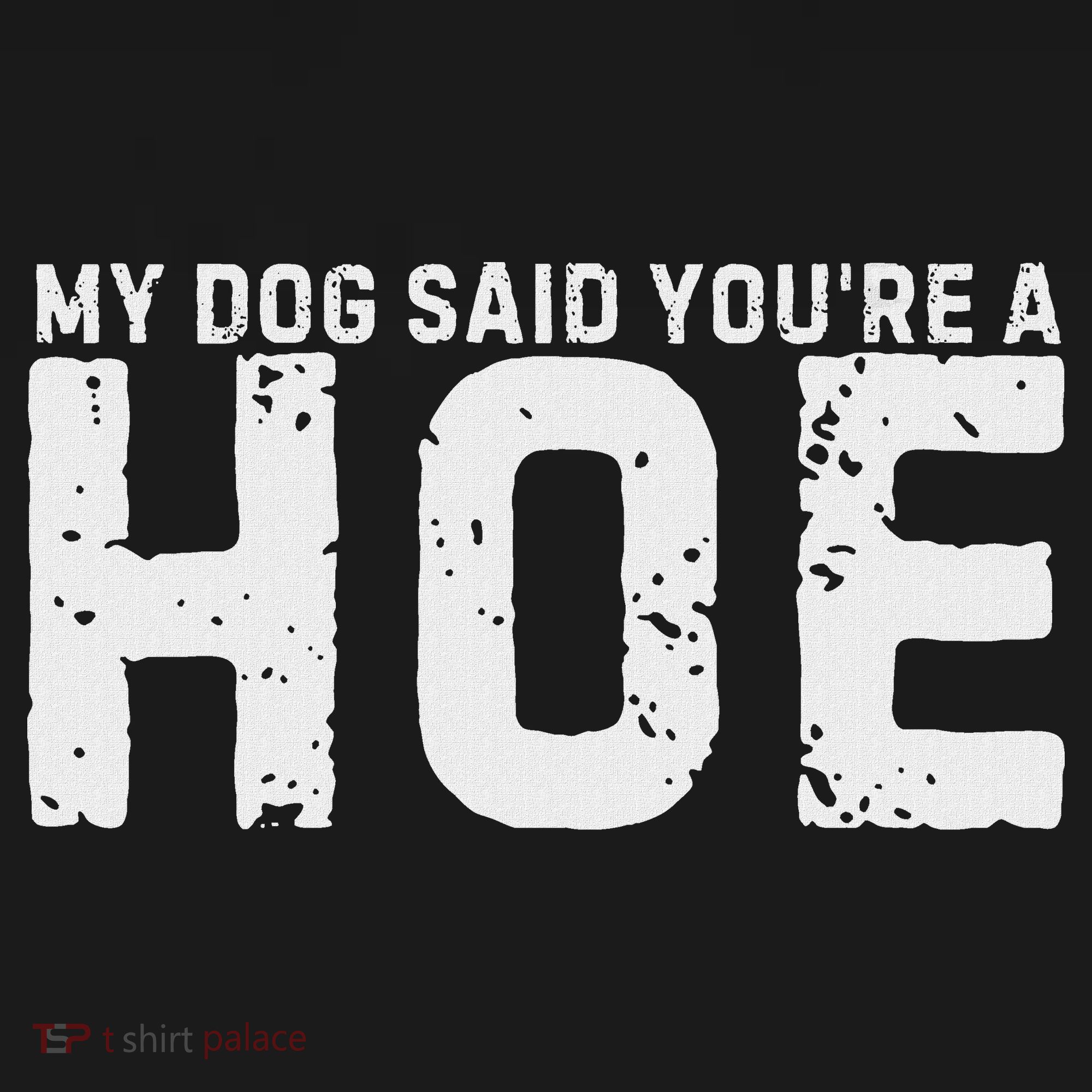 My Dog Said YouRe A Hoe Funny Saying V Neck Women's Hoodie