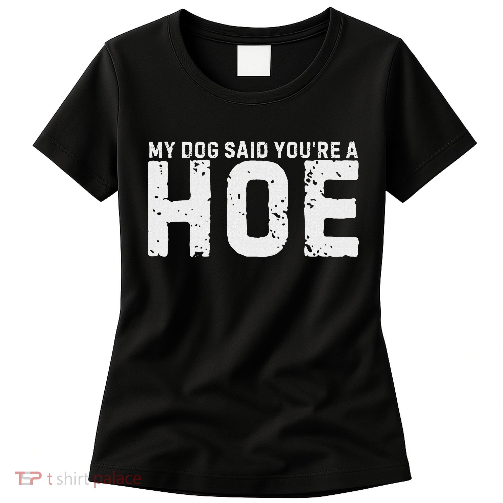 My Dog Said YouRe A Hoe Funny Saying V Neck Women's T-Shirt