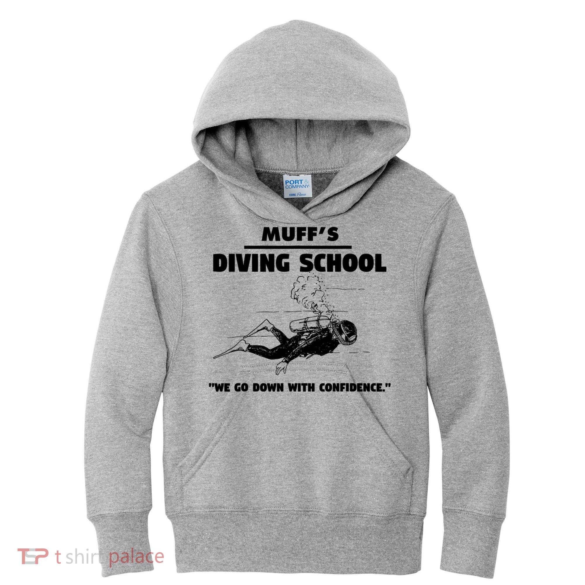 Muffs Diving School TRENDING Kids Hoodie