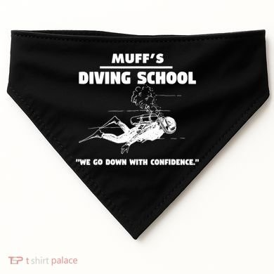 Muffs Diving School TRENDING USA-Made Doggie Bandana