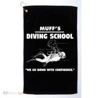 Muffs Diving School TRENDING Golf Towel thumb 0
