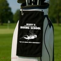 Muffs Diving School TRENDING Golf Towel thumb 2