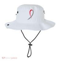 Myelodysplastic Syndromes Awareness Ribbon Bucket Hat thumb 0