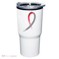 Myelodysplastic Syndromes Awareness Ribbon Tumbler thumb 0