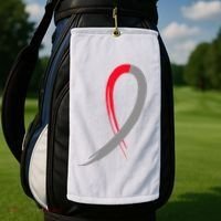 Myelodysplastic Syndromes Awareness Ribbon Golf Towel thumb 2