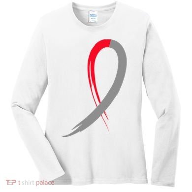 Myelodysplastic Syndromes Awareness Ribbon Women's Long Sleeve Shirt