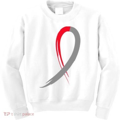 Myelodysplastic Syndromes Awareness Ribbon Kids Sweatshirt