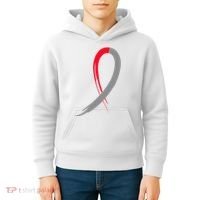 Myelodysplastic Syndromes Awareness Ribbon Kids Hoodie thumb 4