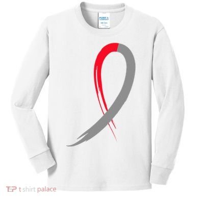 Myelodysplastic Syndromes Awareness Ribbon Kids Long Sleeve Shirt