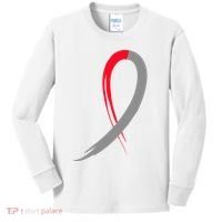 Myelodysplastic Syndromes Awareness Ribbon Kids Long Sleeve Shirt thumb 0