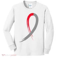 Myelodysplastic Syndromes Awareness Ribbon Kids Long Sleeve Shirt thumb 0