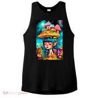 Mushroom Dreams: The Enchanted Mindscape Ladies PosiCharge Tri-Blend Wicking Tank thumb 0