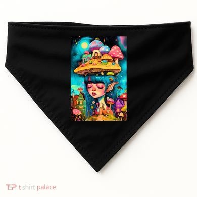 Mushroom Dreams: The Enchanted Mindscape USA-Made Doggie Bandana