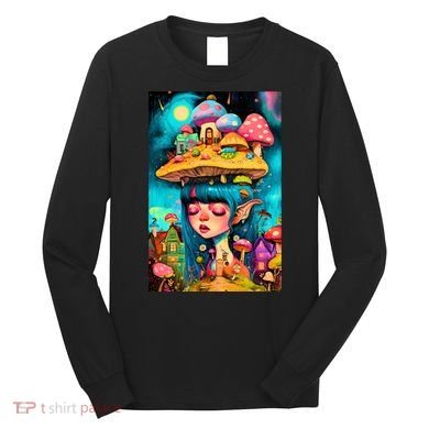 Mushroom Dreams: The Enchanted Mindscape Long Sleeve Shirt
