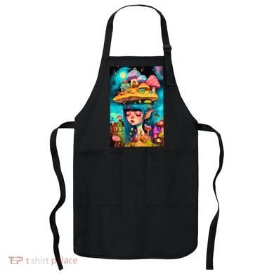 Mushroom Dreams: The Enchanted Mindscape Apron