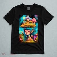 Mushroom Dreams: The Enchanted Mindscape T-Shirt thumb 5