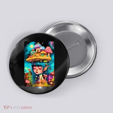 Mushroom Dreams: The Enchanted Mindscape Button