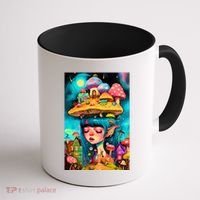 Mushroom Dreams: The Enchanted Mindscape Coffee Mug thumb 1