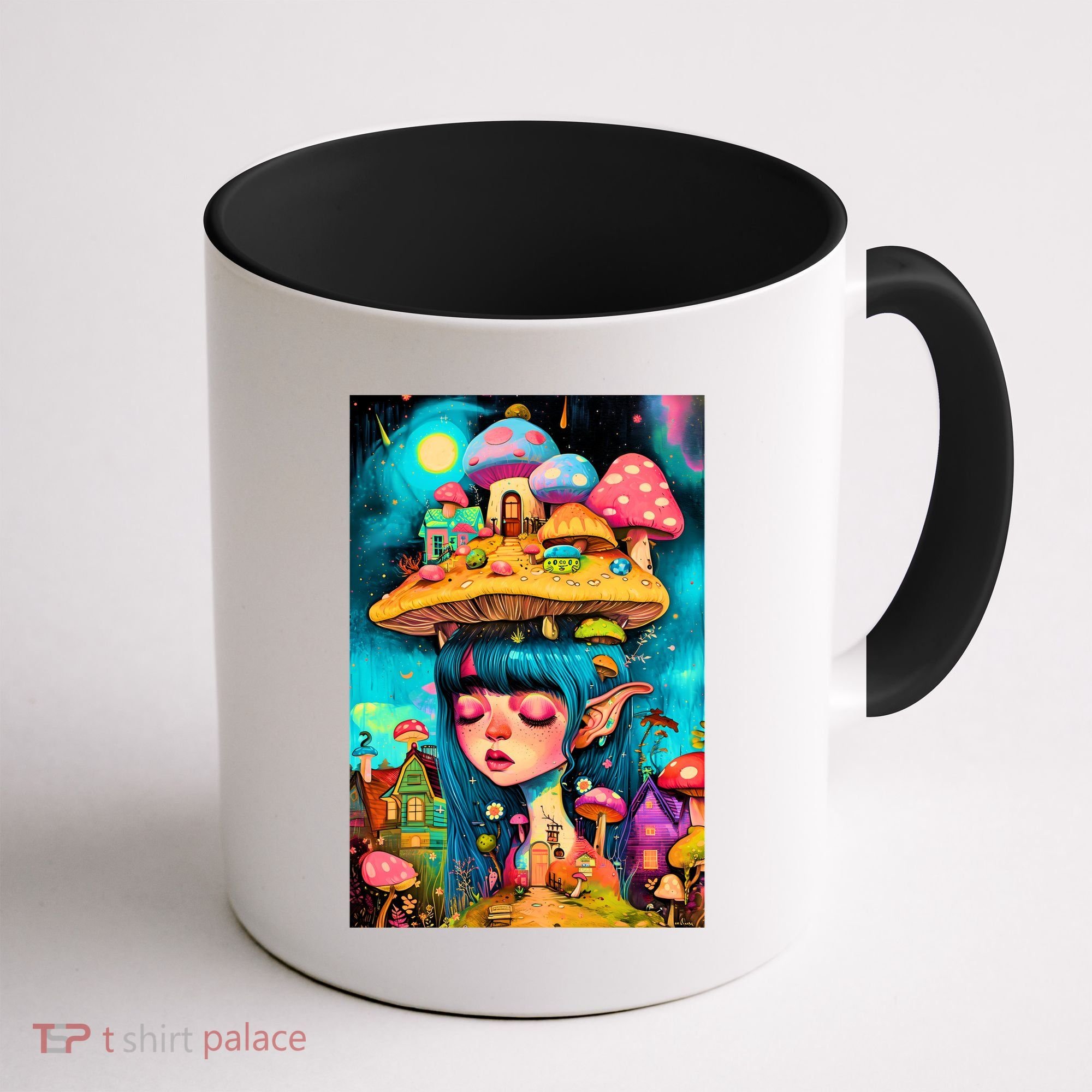 Mushroom Dreams: The Enchanted Mindscape Coffee Mug