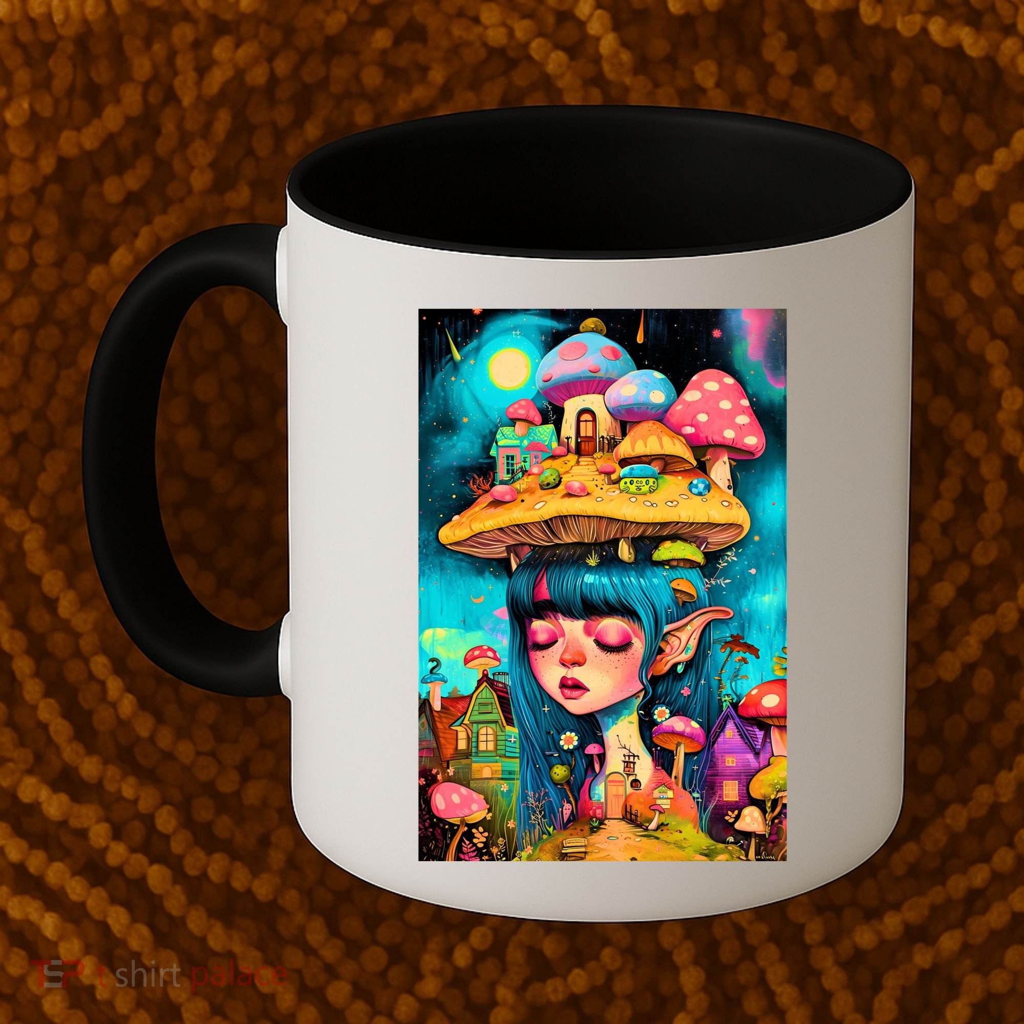 Mushroom Dreams: The Enchanted Mindscape Coffee Mug
