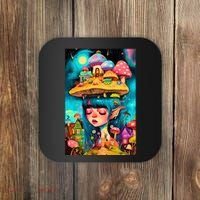 Mushroom Dreams: The Enchanted Mindscape Coaster thumb 0