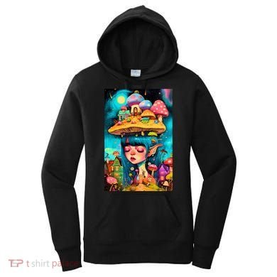 Mushroom Dreams: The Enchanted Mindscape Women's Hoodie