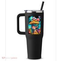 Mushroom Dreams: The Enchanted Mindscape 40oz Vacuum Insulated Stainless Steel Travel Tumbler thumb 2