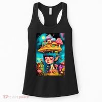 Mushroom Dreams: The Enchanted Mindscape Women's Tank Top thumb 0