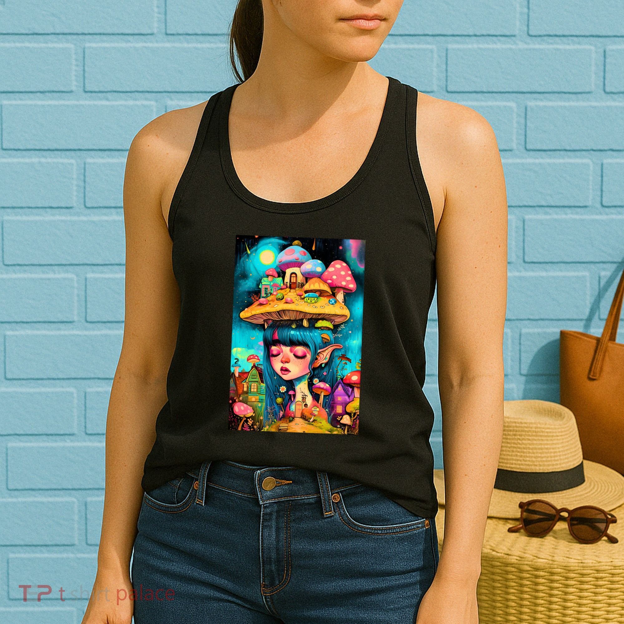 Mushroom Dreams: The Enchanted Mindscape Women's Tank Top
