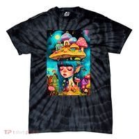 Mushroom Dreams: The Enchanted Mindscape Tie-Dye T-Shirt thumb 0