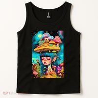 Mushroom Dreams: The Enchanted Mindscape Tank Top thumb 2