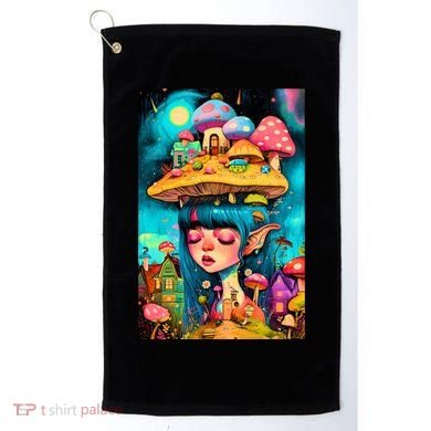 Mushroom Dreams: The Enchanted Mindscape Golf Towel