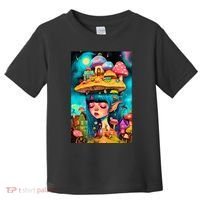 Mushroom Dreams: The Enchanted Mindscape Toddler T-Shirt thumb 0