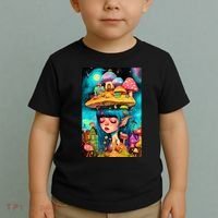 Mushroom Dreams: The Enchanted Mindscape Toddler T-Shirt thumb 2