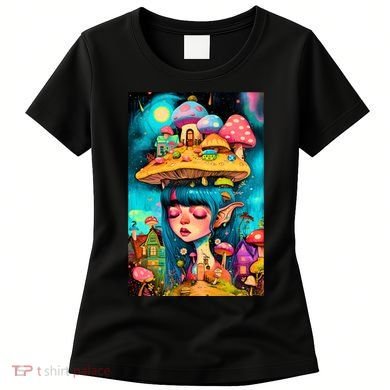 Mushroom Dreams: The Enchanted Mindscape Women's T-Shirt